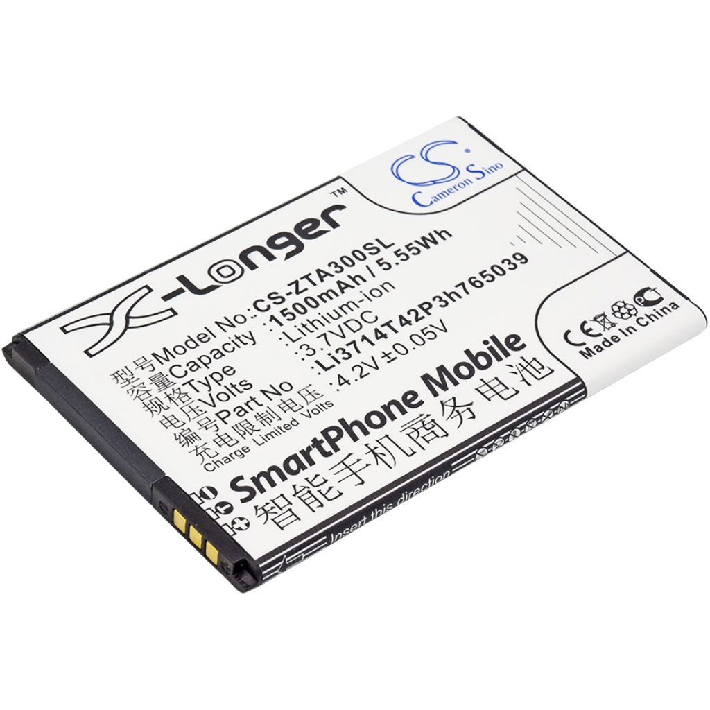 Batería del teléfono móvil ZTE CS-ZTA300SL