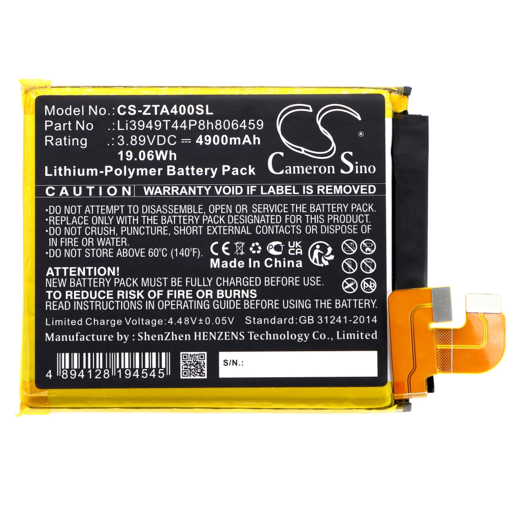 Batería del teléfono móvil ZTE CS-ZTA400SL