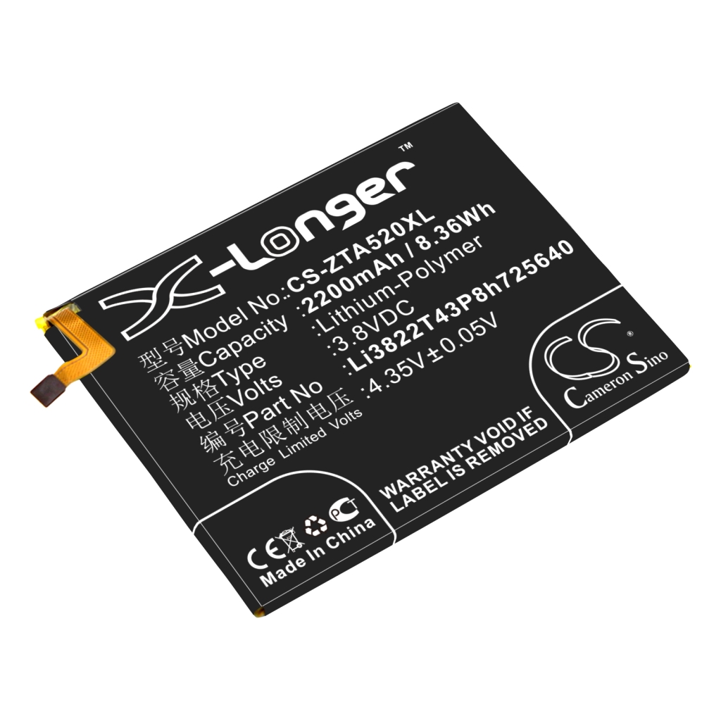 Batería del teléfono móvil ZTE CS-ZTA520XL