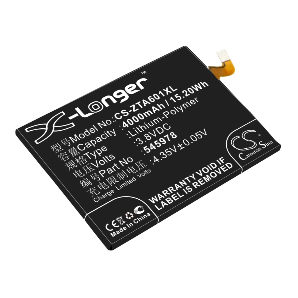 Batería del teléfono móvil ZTE CS-ZTA601XL