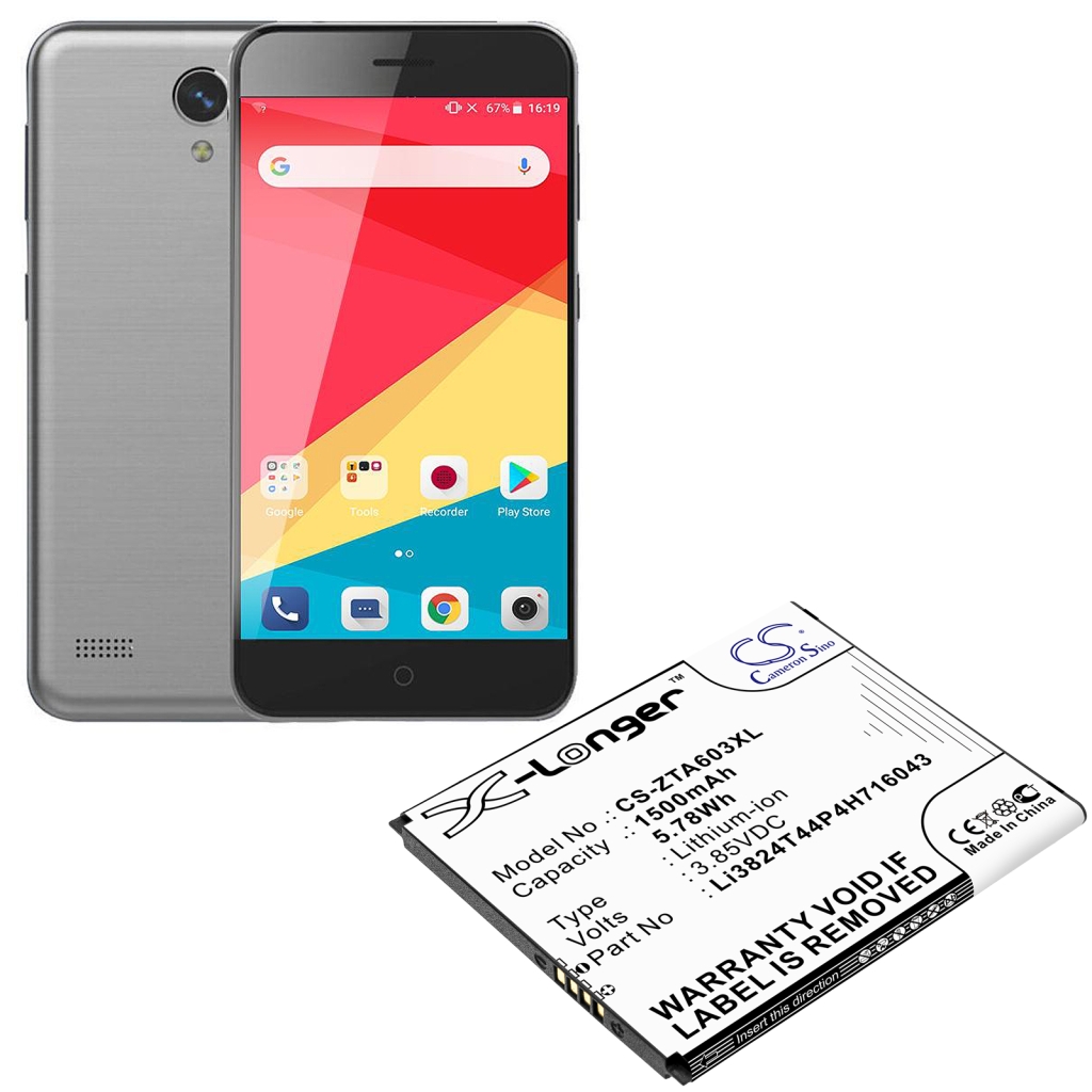 Batería del teléfono móvil ZTE CS-ZTA603XL