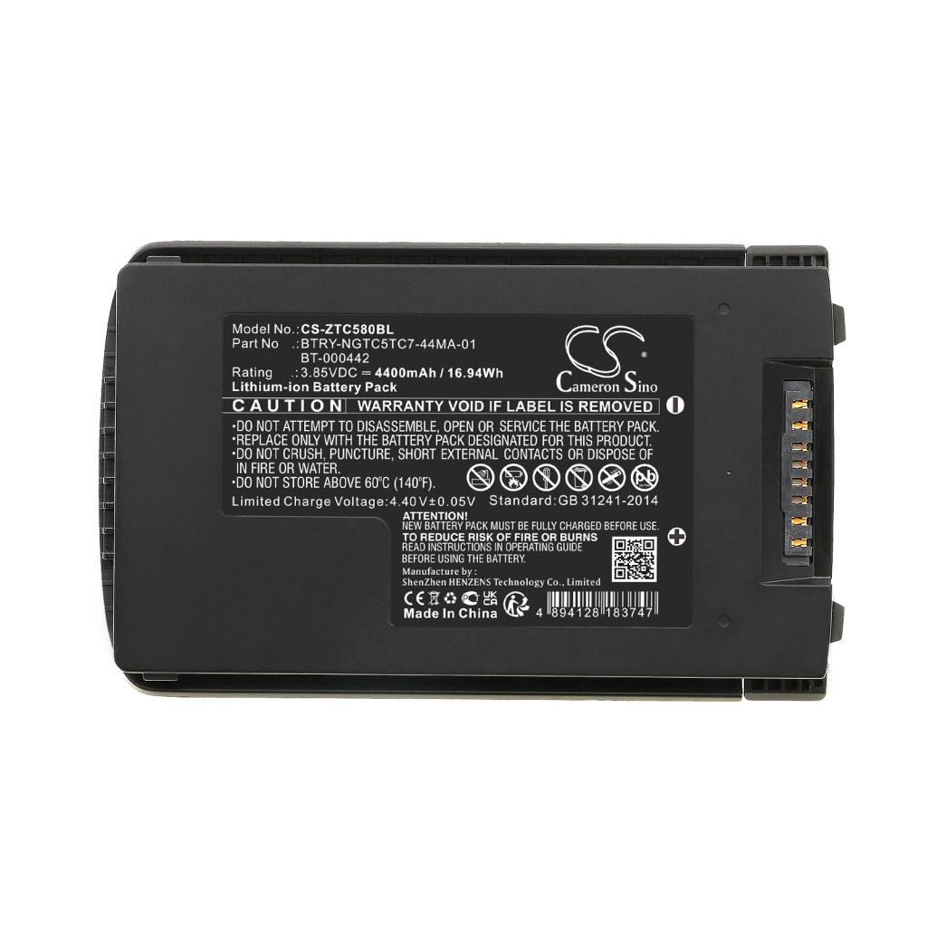 Batería de código de barras, escáner Zebra TC53
