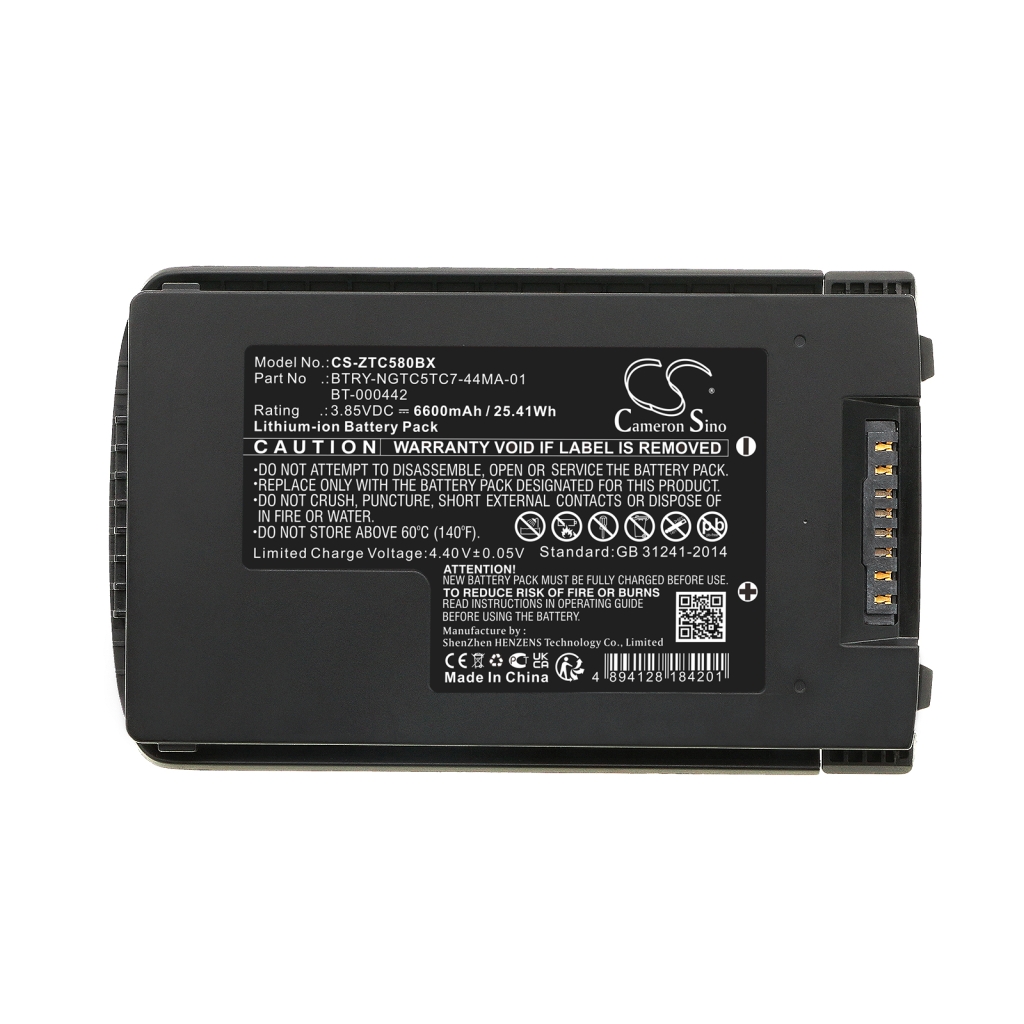 Batería de código de barras, escáner Zebra TC78