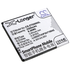 Reemplazo de batería compatible para ZTE LI3822T43P3H716042