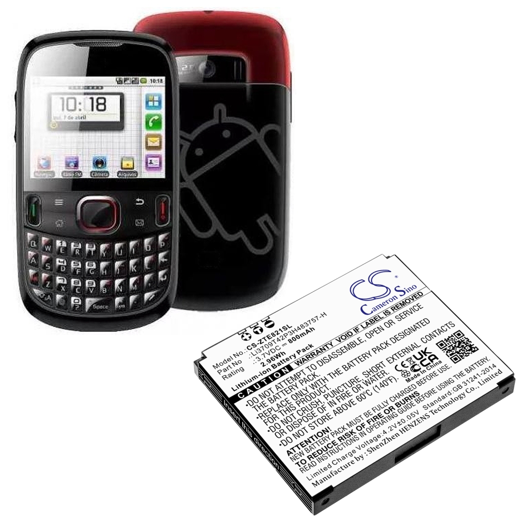 Batería del teléfono móvil ZTE CS-ZTE821SL