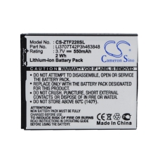 Reemplazo de batería compatible para ZTE LI3707T42P3H463848