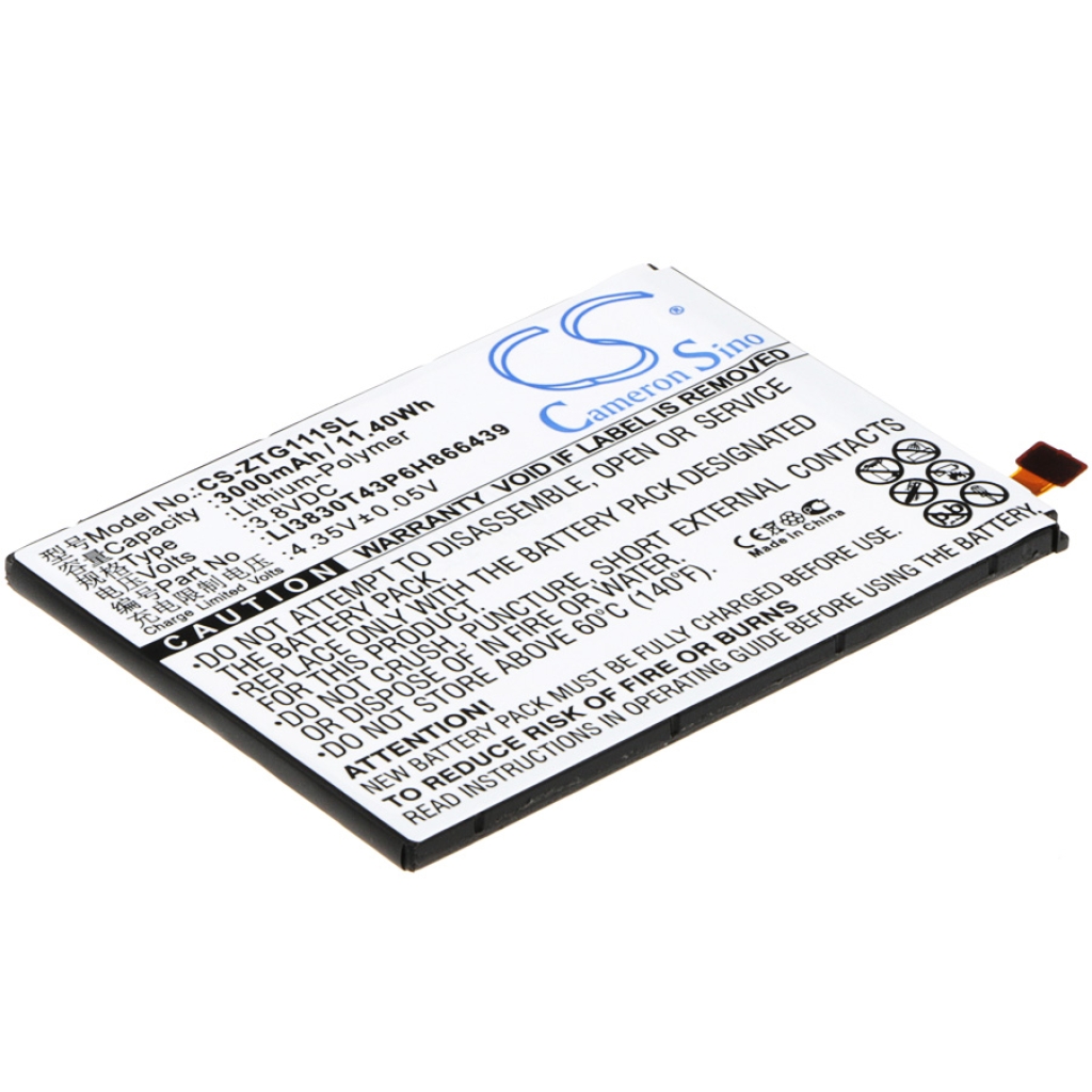 Batería del teléfono móvil ZTE CS-ZTG111SL
