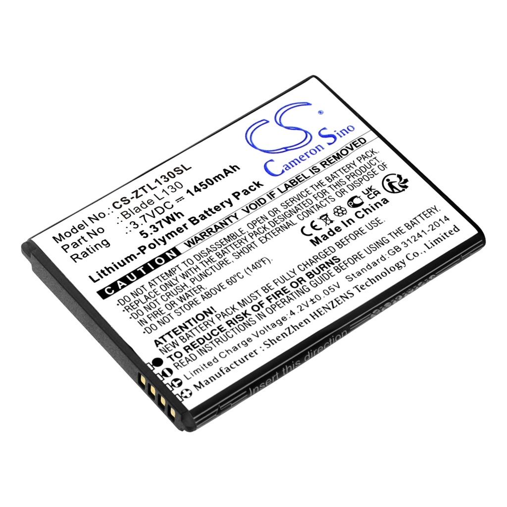 Batería del teléfono móvil ZTE CS-ZTL130SL