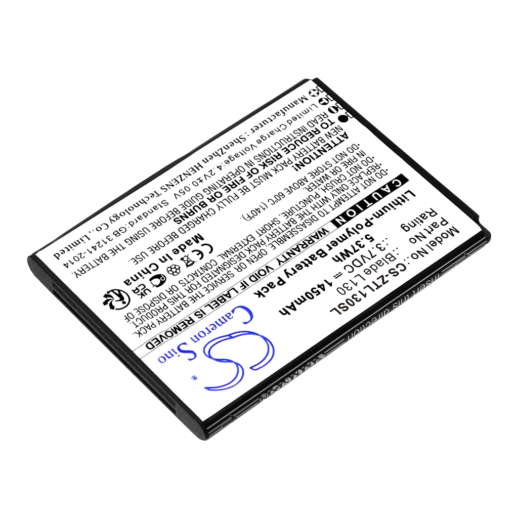 Batería del teléfono móvil ZTE CS-ZTL130SL