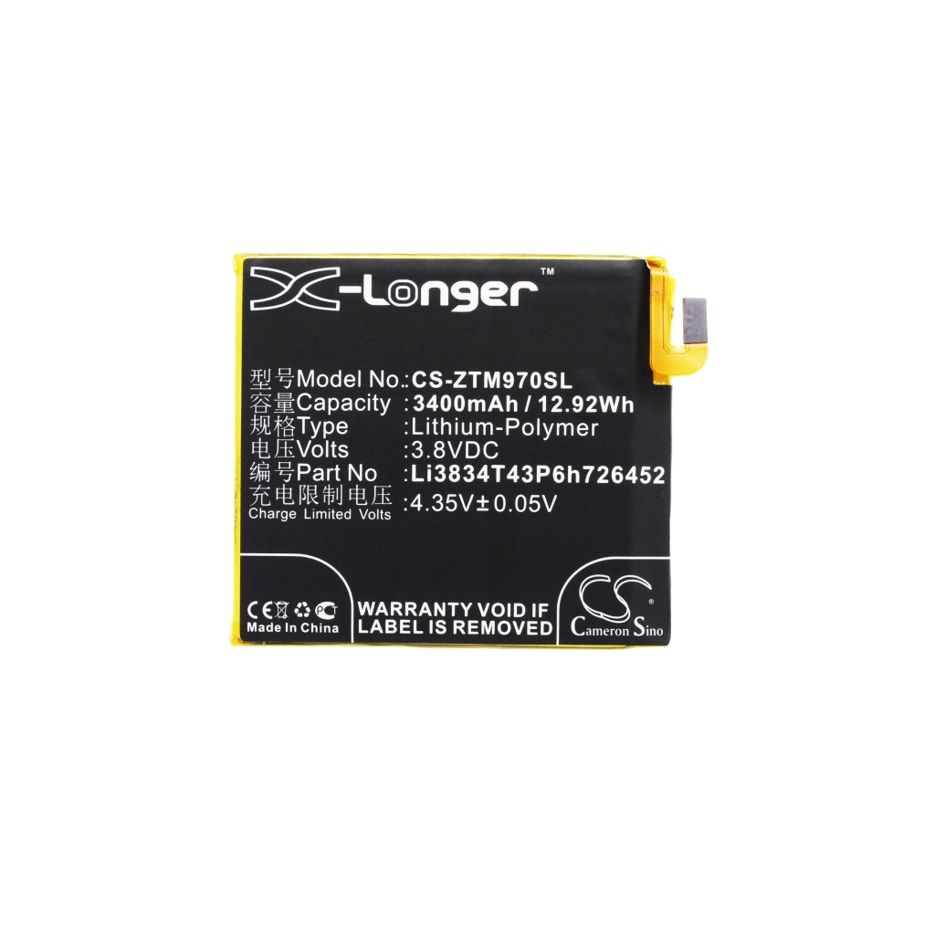Batería del teléfono móvil ZTE CS-ZTM970SL