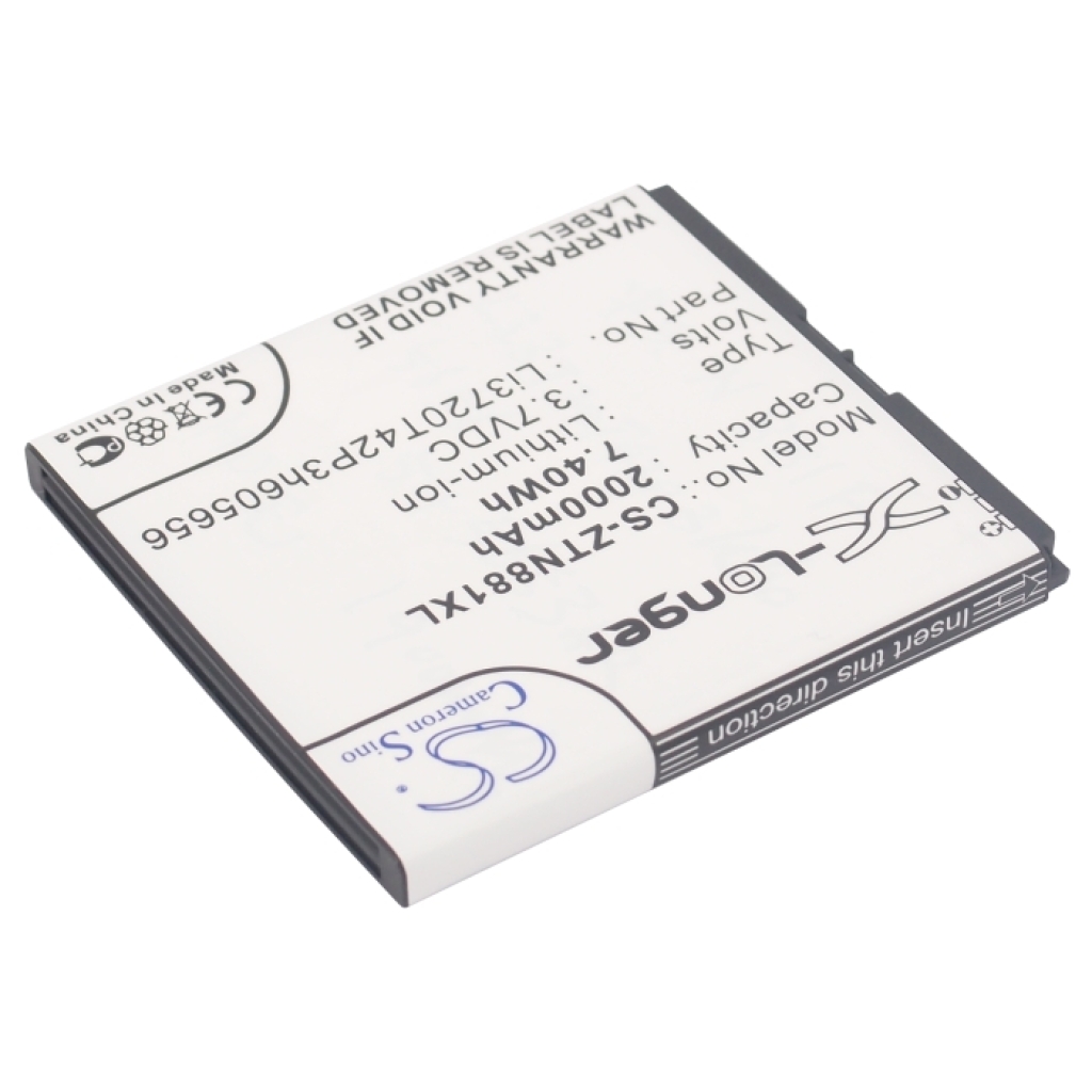 Batería del teléfono móvil ZTE CS-ZTN881XL