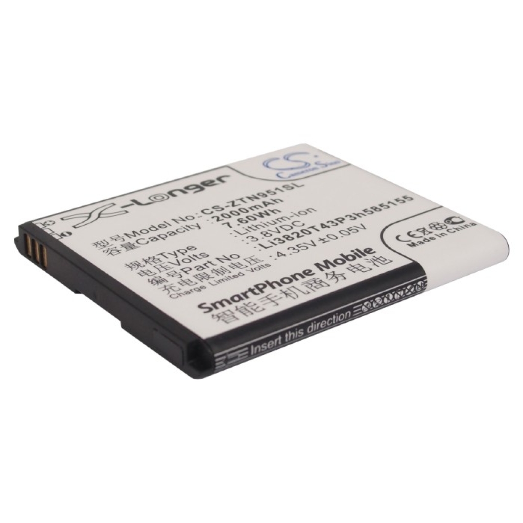 Baterías Sustituye Li3820T43P3h585155