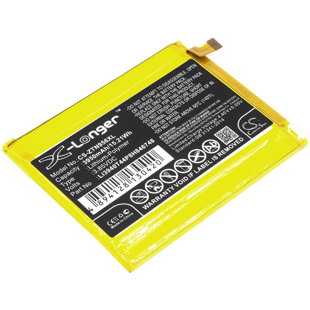 Batería del teléfono móvil ZTE CS-ZTN956XL