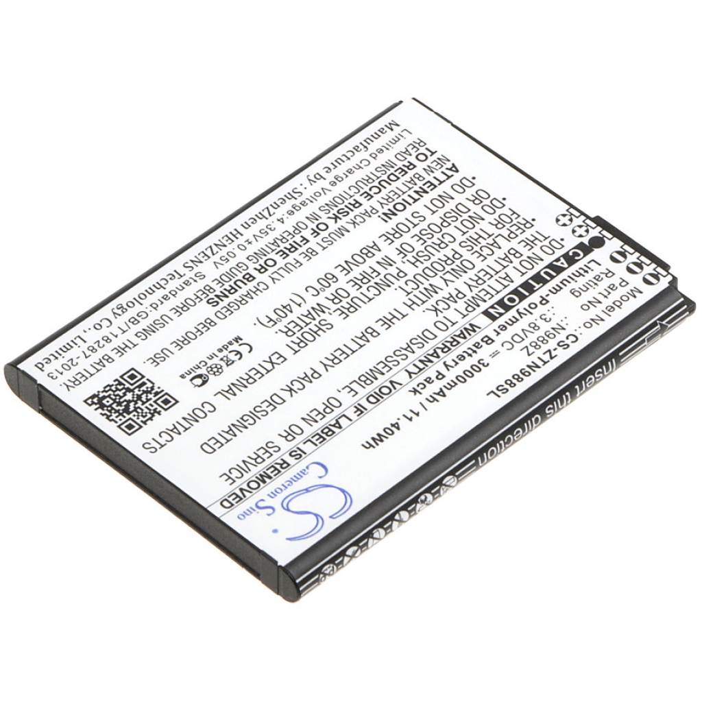 Batería del teléfono móvil ZTE CS-ZTN988SL