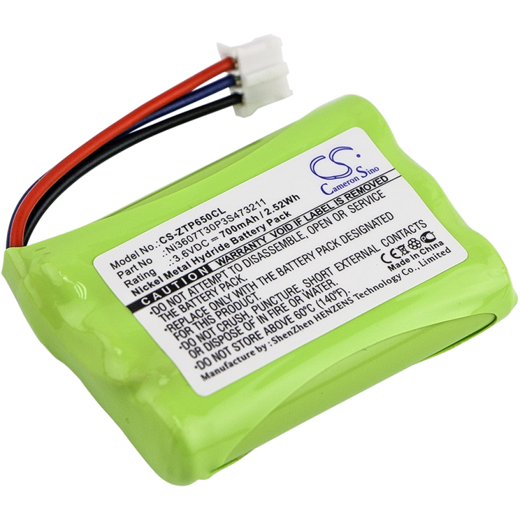 Batería para teléfono inalámbrico ZTE CS-ZTP650CL
