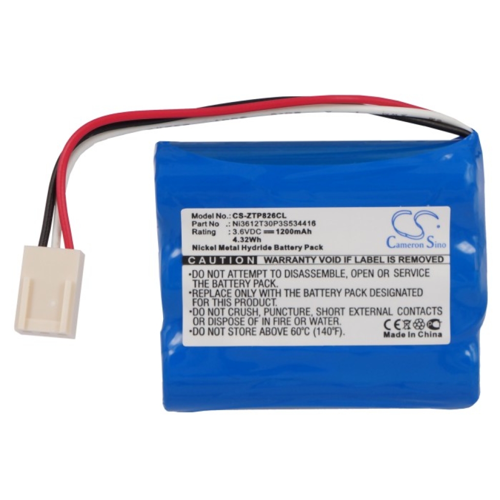 Batería para teléfono inalámbrico ZTE CS-ZTP826CL