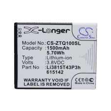 Reemplazo de batería compatible para ZTE LI3815T43P3H615142,LI3815T43P3H615142-I