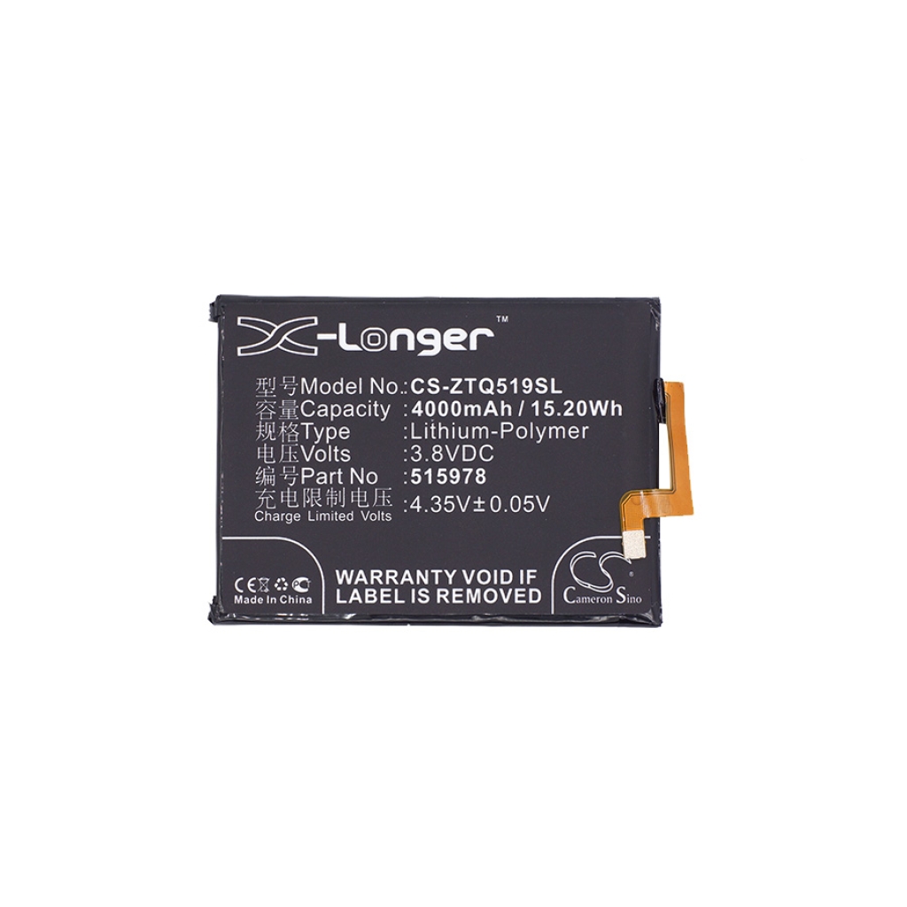 Batería del teléfono móvil ZTE CS-ZTQ519SL