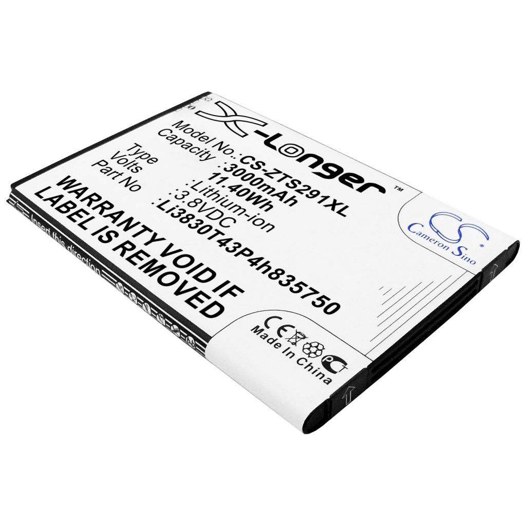 Batería del teléfono móvil ZTE CS-ZTS291XL