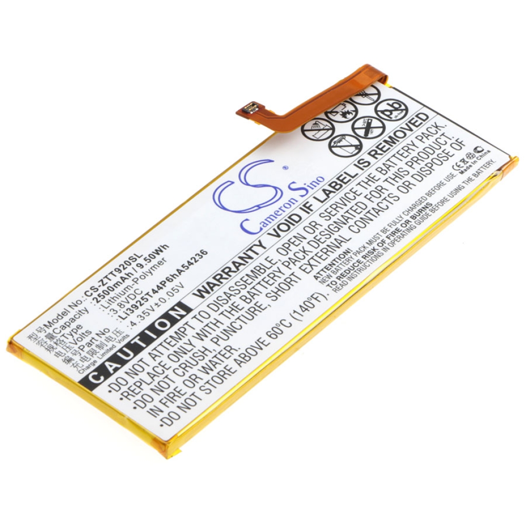 Batería del teléfono móvil ZTE CS-ZTT920SL