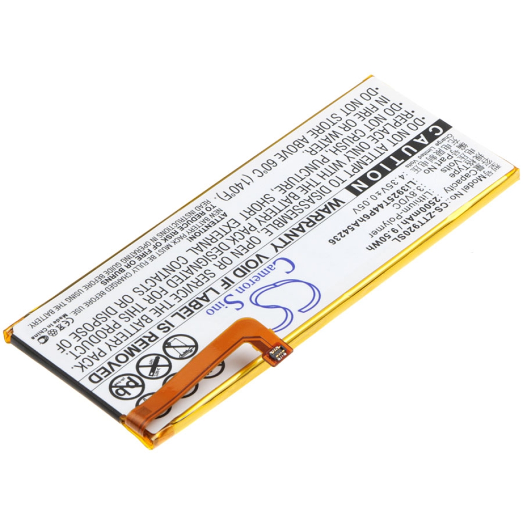 Batería del teléfono móvil ZTE CS-ZTT920SL