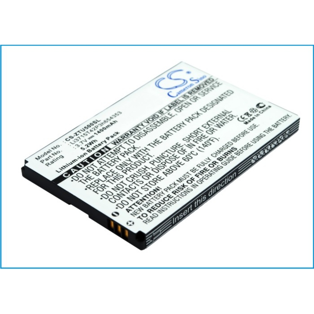 Batería del teléfono móvil ZTE CS-ZTU500SL