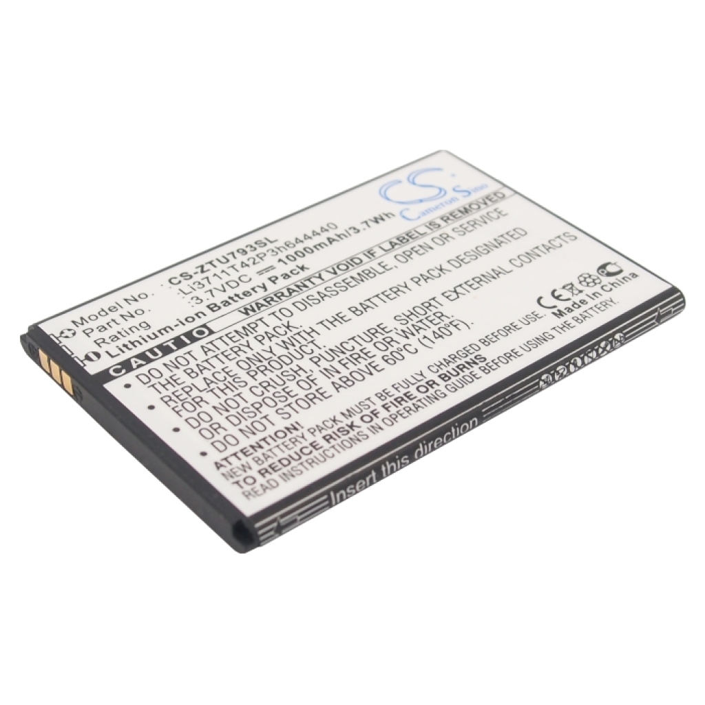 Batería del teléfono móvil ZTE CS-ZTU793SL