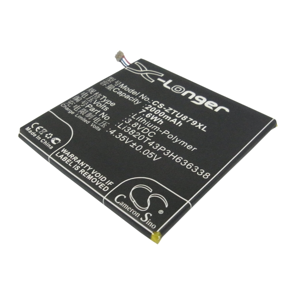 Batería del teléfono móvil ZTE CS-ZTU879XL