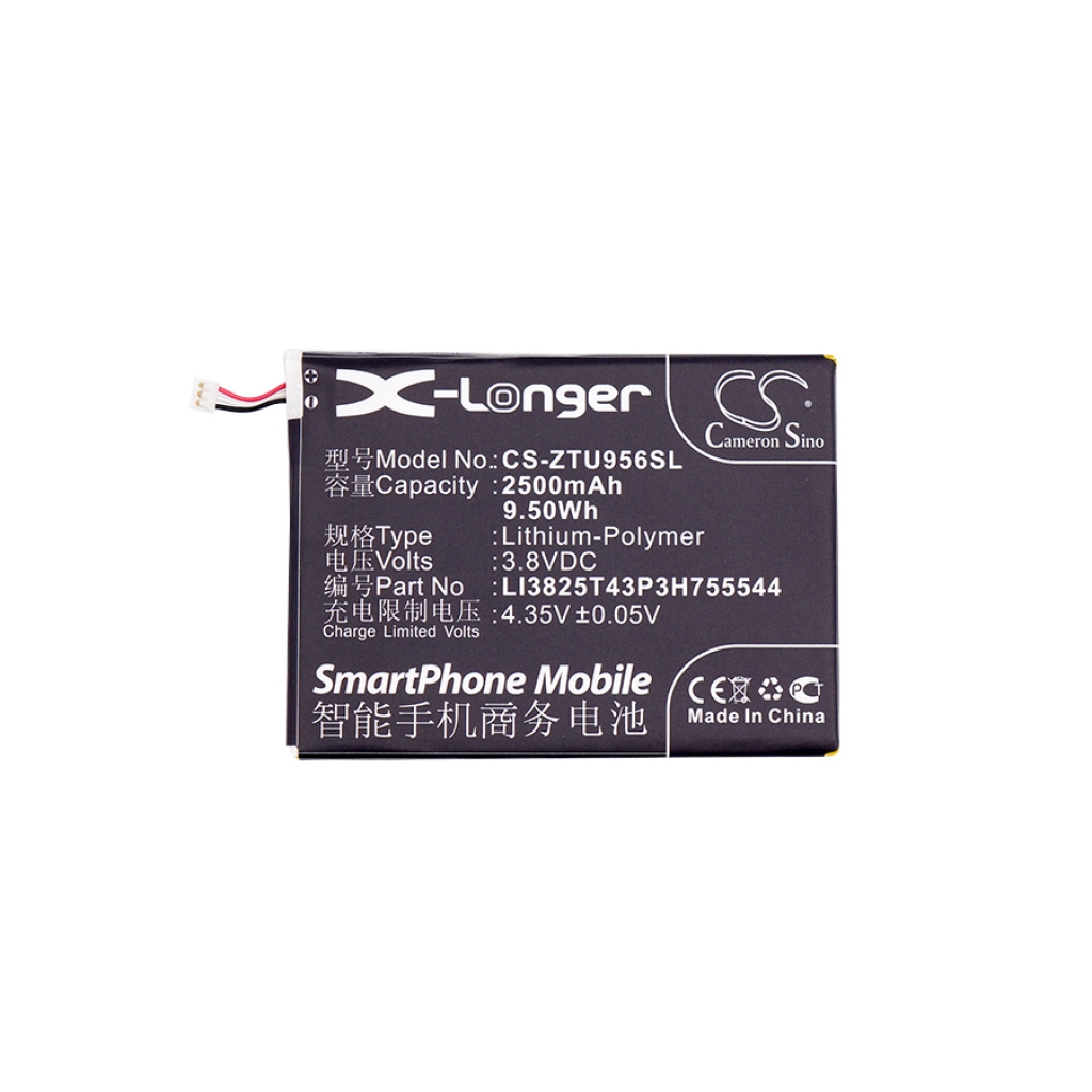 Batería del teléfono móvil ZTE CS-ZTU956SL