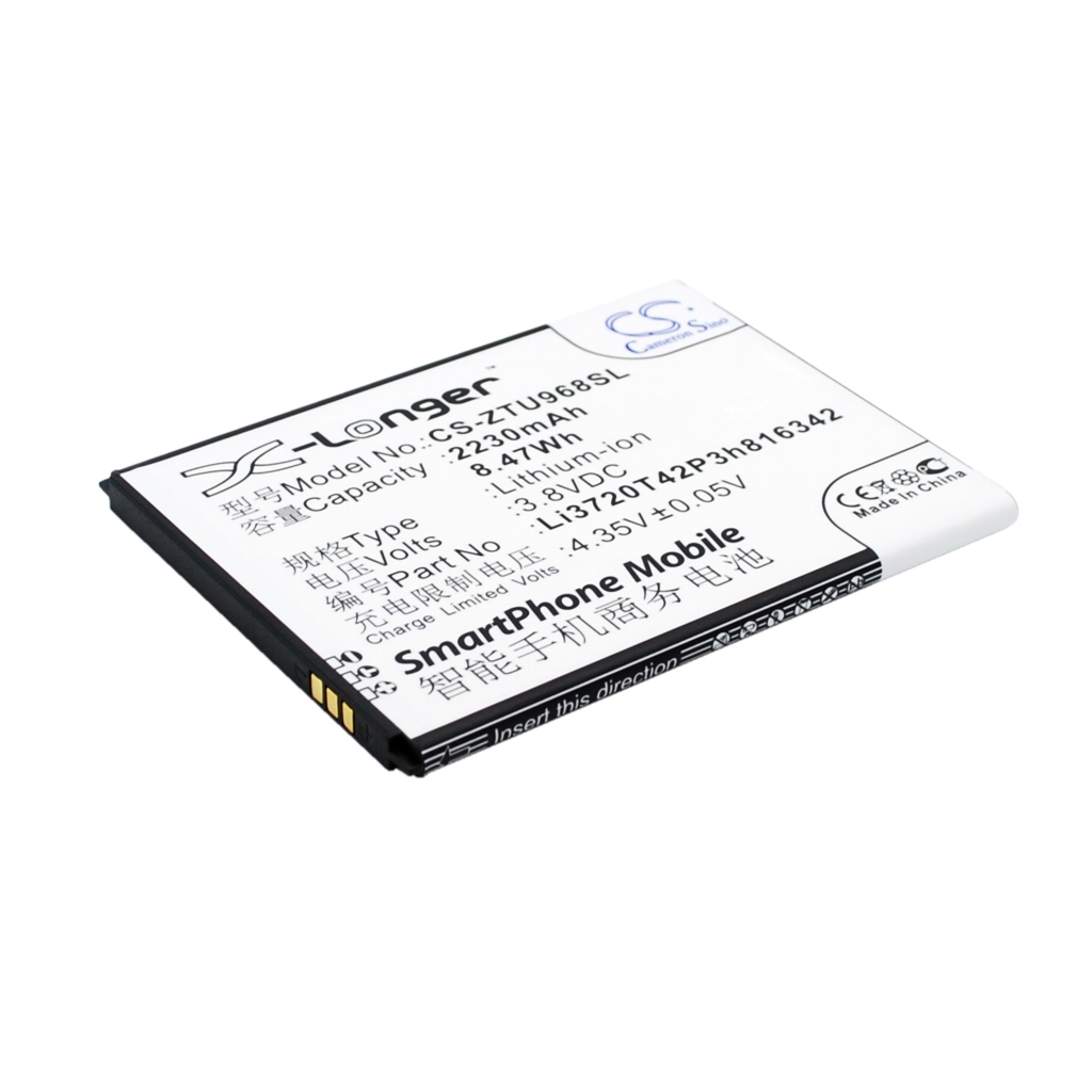 Batería del teléfono móvil ZTE CS-ZTU968SL