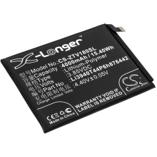 Reemplazo de batería compatible para ZTE LI3940T44P6H876442
