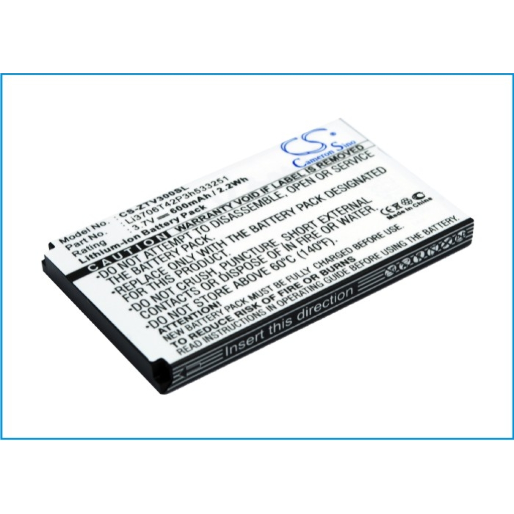 Batería del teléfono móvil ZTE CS-ZTV300SL