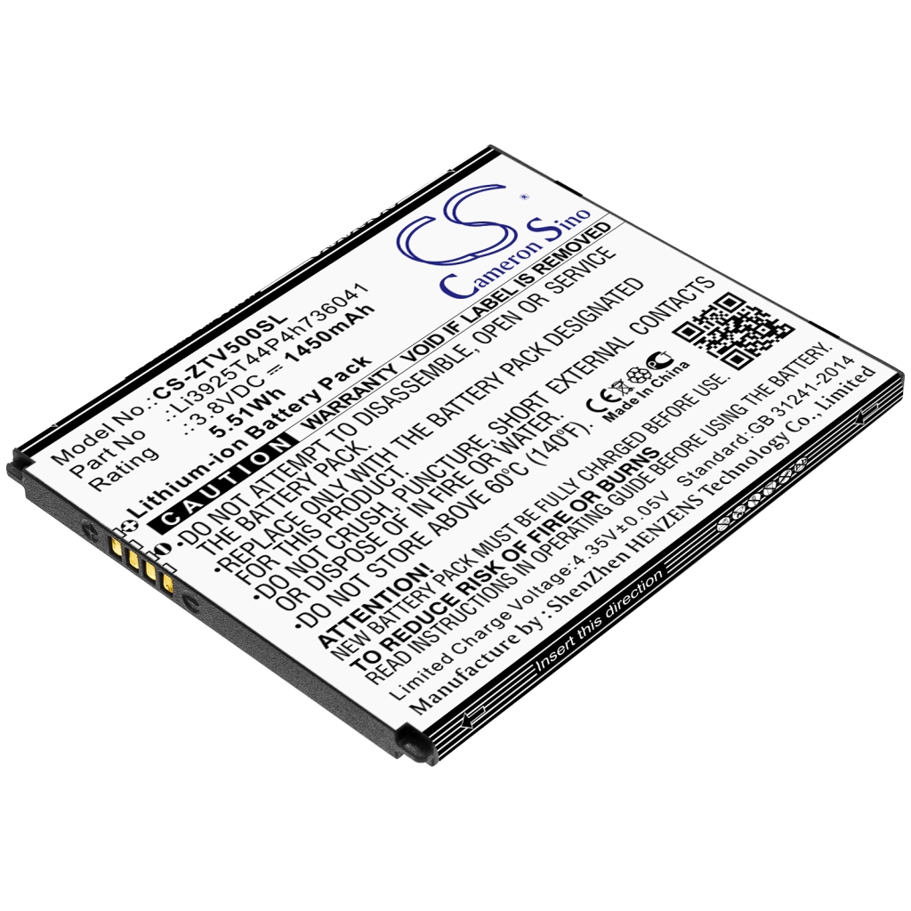 Batería del teléfono móvil ZTE CS-ZTV500SL