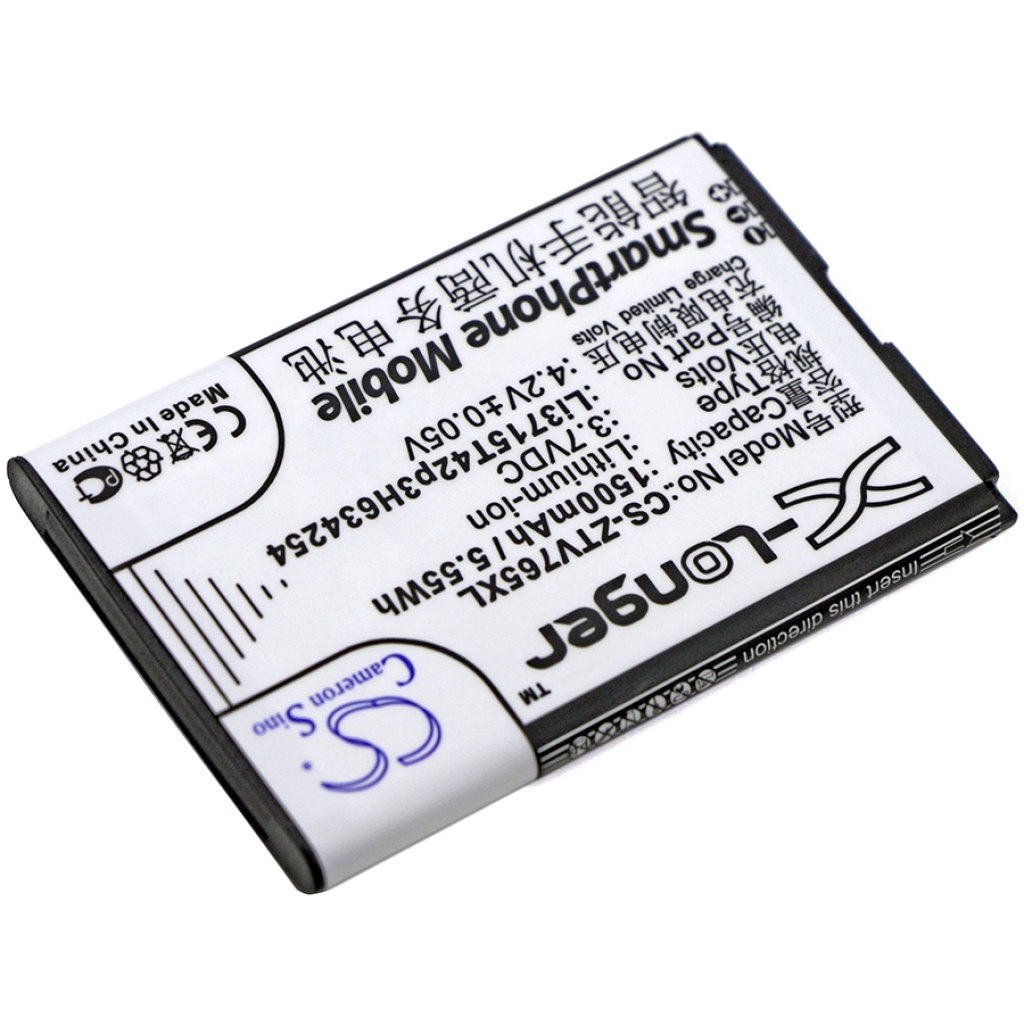 Batería del teléfono móvil ZTE CS-ZTV765XL
