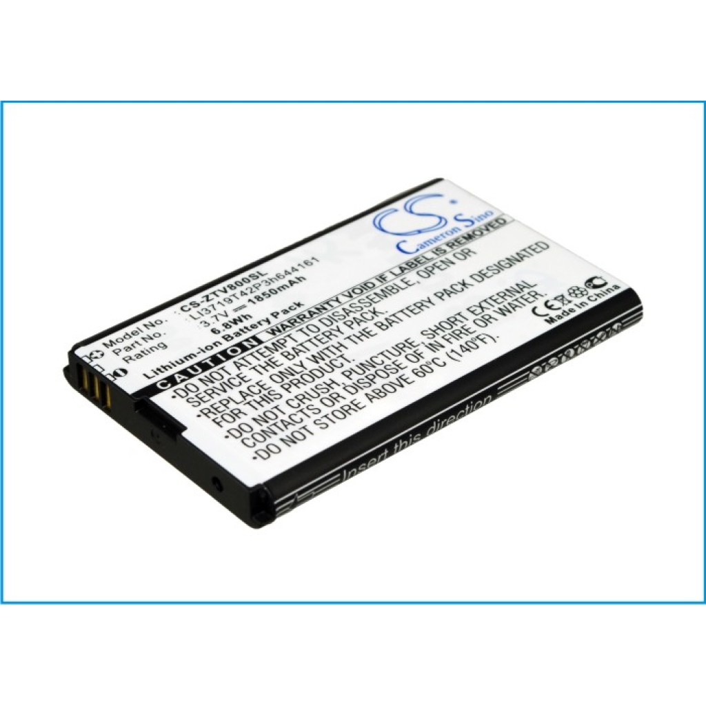 Cricket Telstra ZTE Batería de punto de acceso CS-ZTV800SL