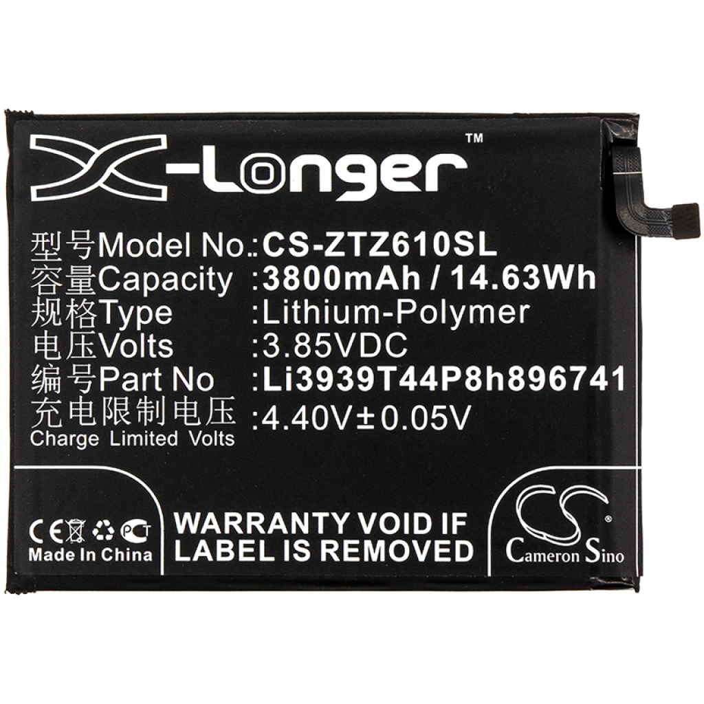 Batería del teléfono móvil ZTE CS-ZTZ610SL