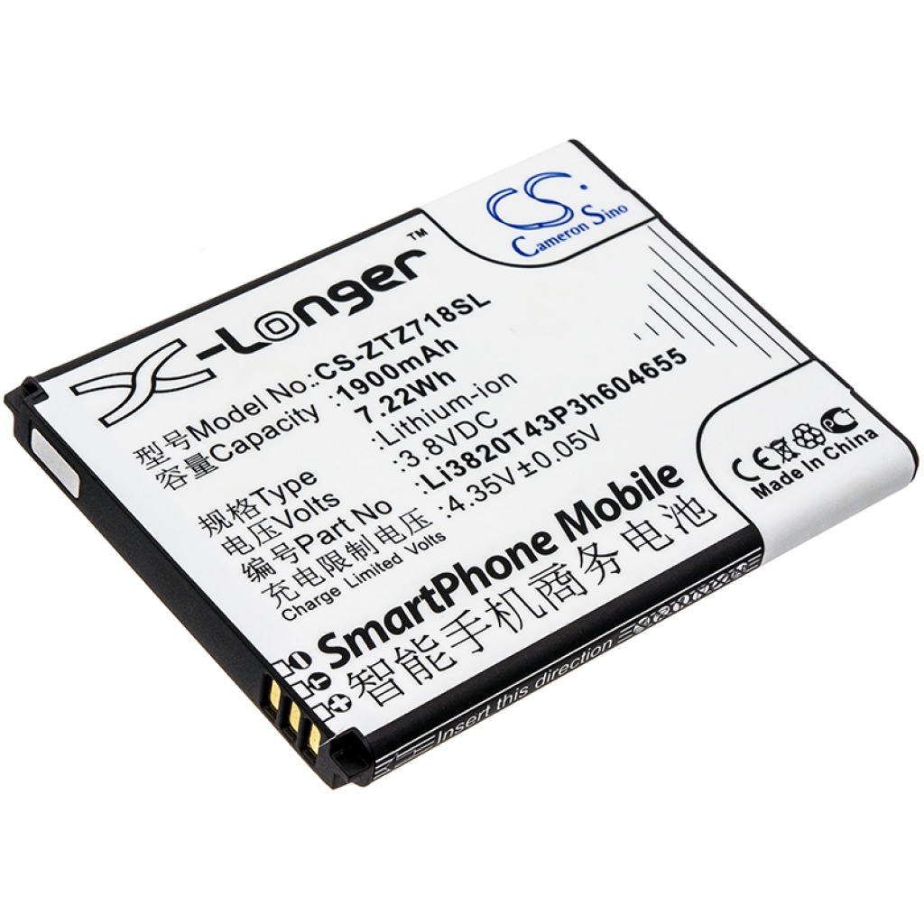 Batería del teléfono móvil ZTE CS-ZTZ718SL