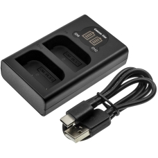 Reemplazo de cargador compatible para Olympus BLX-1