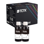 TCTK Ink 32XL 2 Pack Black compatible with HP Smart Tank 5105 5106 502 510 5100 6000 7000 7305 7605 Plus 550 551 570 651 655, replaces 1VV24AA