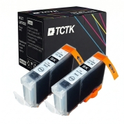 TCTK Cartuchos de tinta 3eBK pack de 2 Negro compatible con Canon BJC 3000 6000 6100 6200, para BJC 6200 S, para BJC 6500, para MultiPASS C 100, para MultiPASS MP 700, para MultiPASS MP 700 Photo