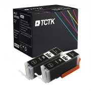 TCTK Cartuchos de tinta PGI-550XL pack de 2 Negro compatible con Canon PIXMA IP 7200 7240 7250 8700 8720 8750, para PIXMA IX 6800 6850, para PIXMA MG 5400 5450 5500 5550 5600 5650, sustituye 6443B001