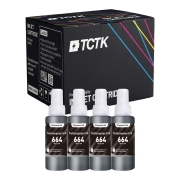 Sustitución compatible para Multipack (4) Tintas Negro Compatible con Epson EcoTank - Sustituye T6641 (C13T66414A) (C13T664140)