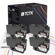 TCTK Cartuchos de tinta LC426BK pack de 4 Negro compatible con Brother MFC-J 4335 DW, para MFC-J 4340 DW, para MFC-J 4340 DWE Ecopro, para MFC-J 4535 DW, para MFC-J 4540, para MFC-J 4540 DW