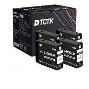 TCTK Cartuchos de tinta PGI-2500XL pack de 4 Negro compatible con Canon MAXIFY iB 4000 4050 4100 4150, para MAXIFY MB 5000 5050 5100 5150 5155 5300 5350 5400 5450 5455, sustituye 9254B001