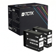 TCTK Cartuchos de tinta PGI-2500XL pack de 4 Negro compatible con Canon MAXIFY iB 4000 4050 4100 4150, para MAXIFY MB 5000 5050 5100 5150 5155 5300 5350 5400 5450 5455, sustituye 9254B001