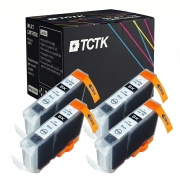 TCTK Cartuchos de tinta 5 pack de 4 Negro compatible con Canon BJC 3000 6000 6100 6200, para BJC 6200 S, para BJC 6500 8200, para BJC 8200 Photo, para MultiPASS C 100, para PIXMA i 860 865
