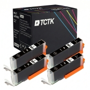 TCTK Cartuchos de tinta CLI-551XL pack de 4 Negro compatible con Canon PIXMA IP 7200 7240 7250 8700 8720 8750, para PIXMA IX 6800 6850, para PIXMA MG 5400 5450 5500 5550 5600 5650, sustituye 6443B001