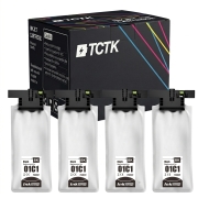 TCTK Cartuchos de tinta C13T01C100 pack de 4 Negro compatible con Epson WorkForce Pro WF-C 529 R, para WorkForce Pro WF-C 529 R DTW, para WorkForce Pro WF-C 579 R D2TWF DTWF DWF