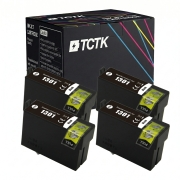 TCTK Cartuchos de tinta T1301 pack de 4 Negro compatible con Epson Stylus Office B 42 WD, para Stylus Office BX 525 WD, para Stylus Office BX 535 WD, sustituye C13T13014010