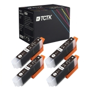 TCTK Cartuchos de tinta 24XL pack de 4 Negro compatible con Epson Expression Photo XP-55 XP-65 XP-750 XP-760 XP-850 XP-860 XP-950 XP-960 XP-970, sustituye C13T24314012